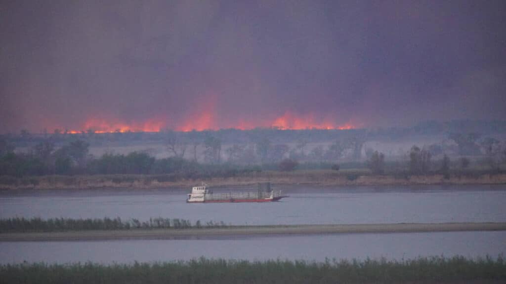 El Delta del Paraná, y la realidad en llamas