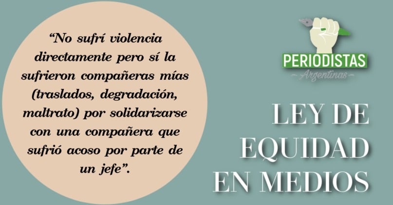 Informe de Periodistas Argentinas, en el Día de la Eliminación de la Violencia contra la Mujer