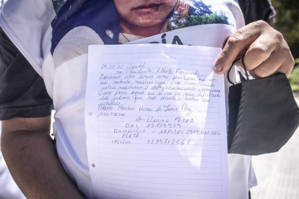 “No queremos más muertes”: carta 17 de Familiares Sobrevivientes de Femicidios a Alberto Fernández