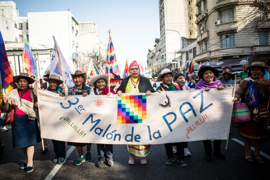 El Tercer Malón de la Paz llegó a Buenos Aires y sigue frente a la Corte Suprema