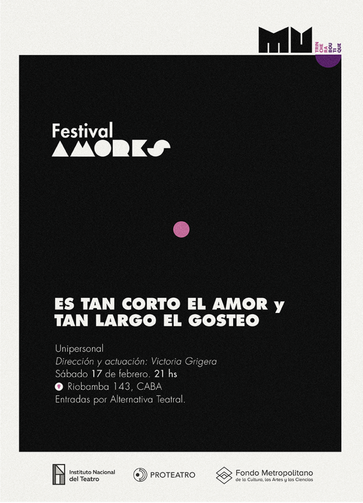 Comienza el Festival Amores, una propuesta para re-unirse desde el teatro y la música