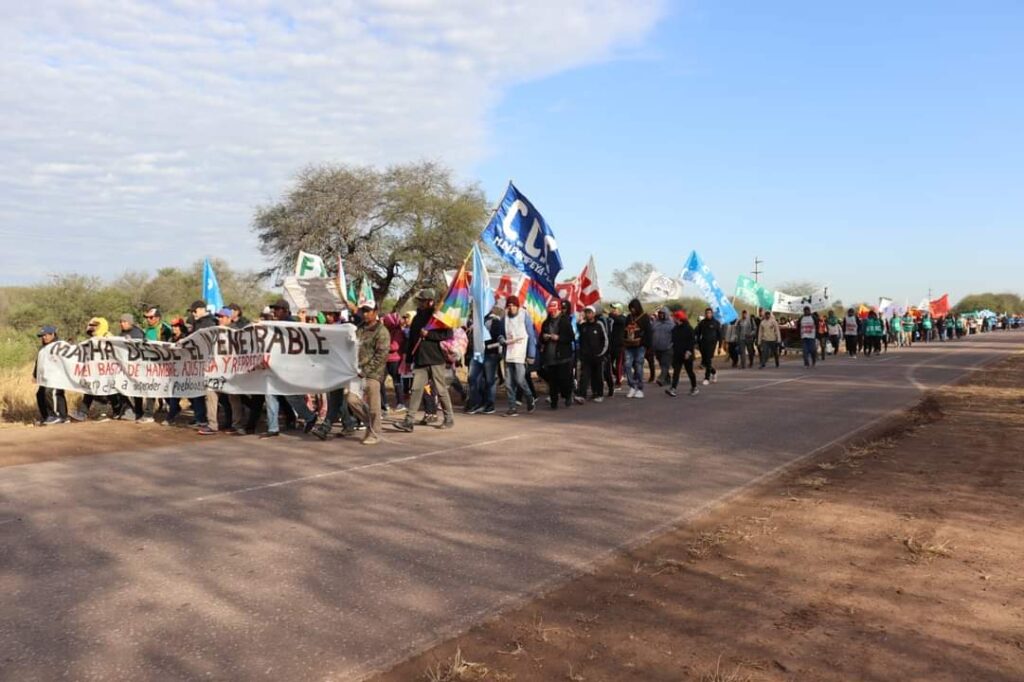 Chaco: continúa la Marcha Multisectorial desde el Impenetrable hasta Resistencia