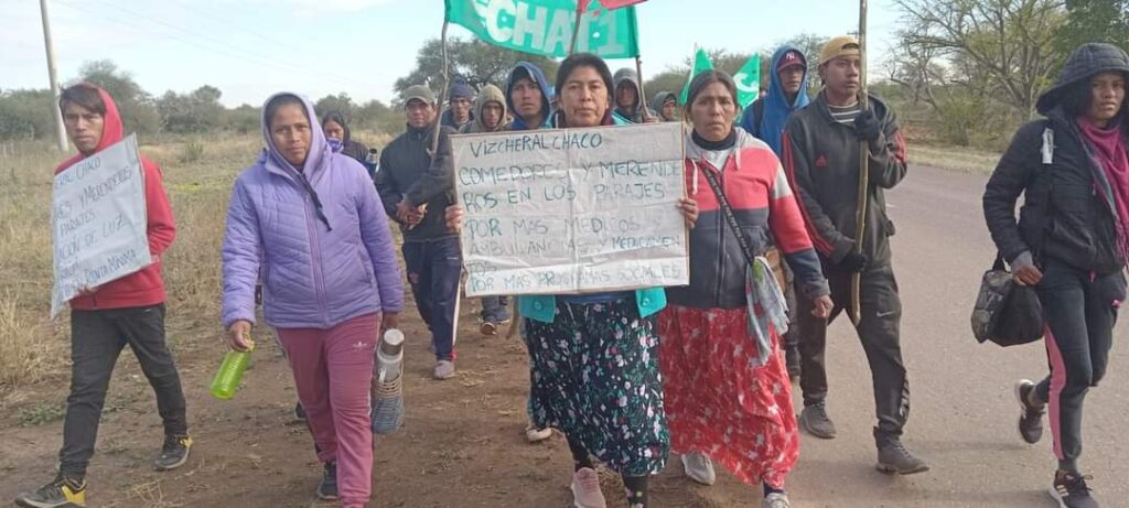 Chaco: continúa la Marcha Multisectorial desde el Impenetrable hasta Resistencia