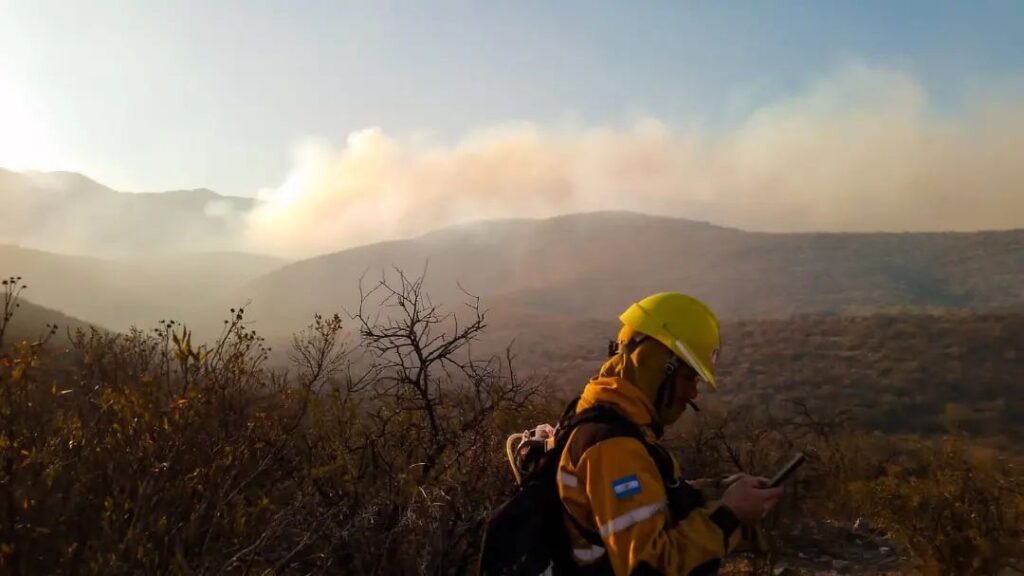 Incendios en Córdoba: zona de catástrofe 