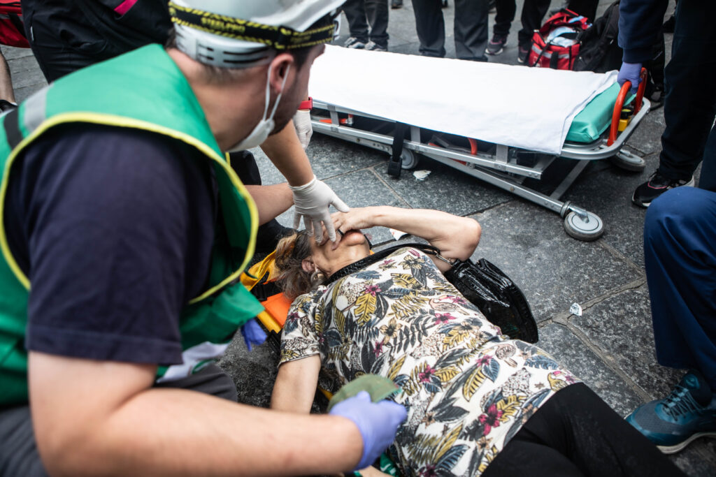 La causa de la caída: la denuncia de Beatriz Blanco, la jubilada gaseada y golpeada por la Policía