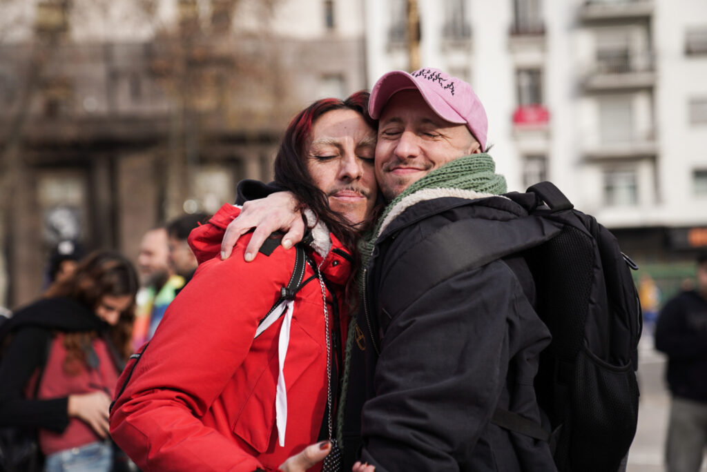 Acto trans por más democracia