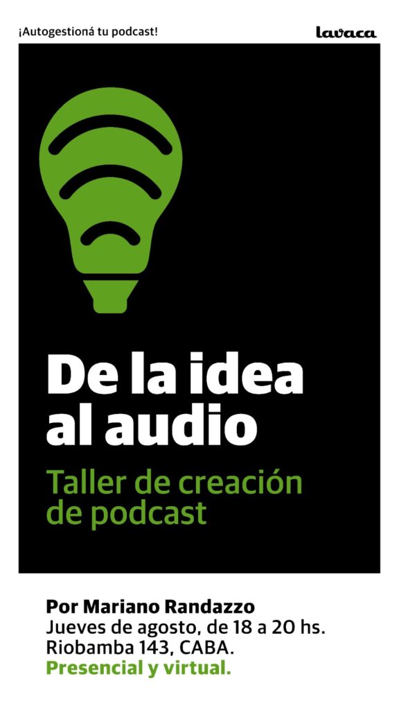 De la idea al audio: taller de creación de podcast 