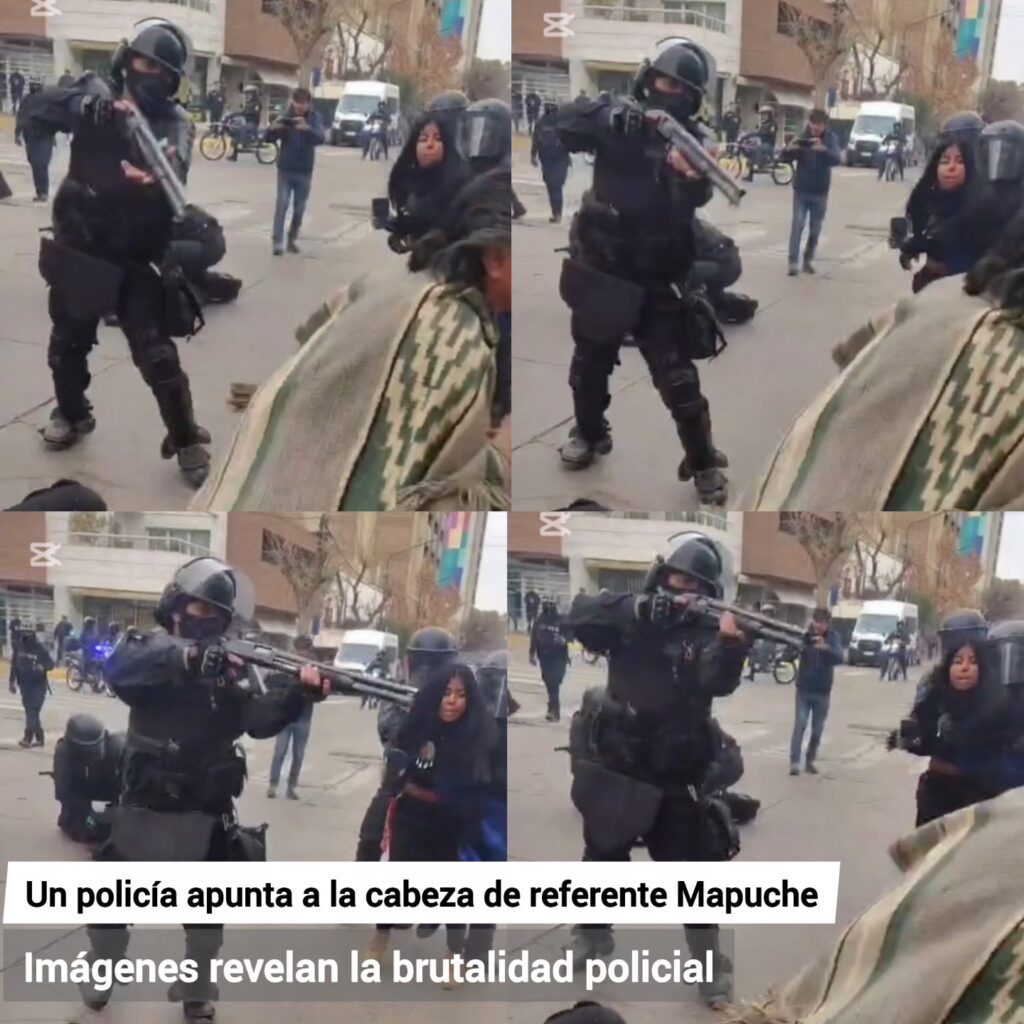 Neuquén: represión en modo Milei-Bullrich a la Confederación Mapuche