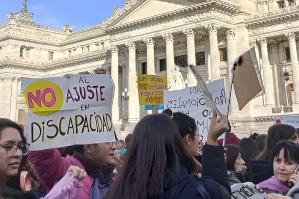 Discapacidad: “Si la crueldad avanza, salimos a las plazas”