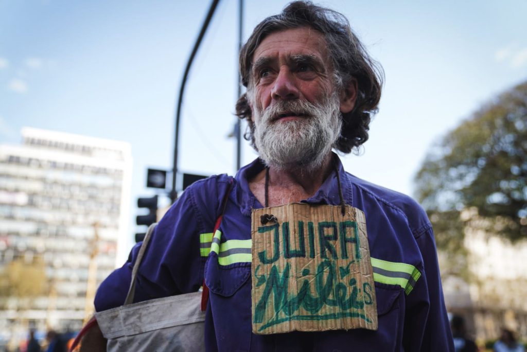 Marcha de jubilados: con la fuerza de Pablo