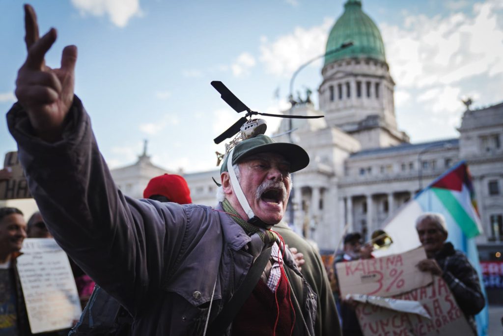 Marcha de jubilados: con la fuerza de Pablo