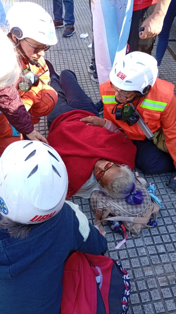 Marcha de jubilados: volvió la “coreo” represiva