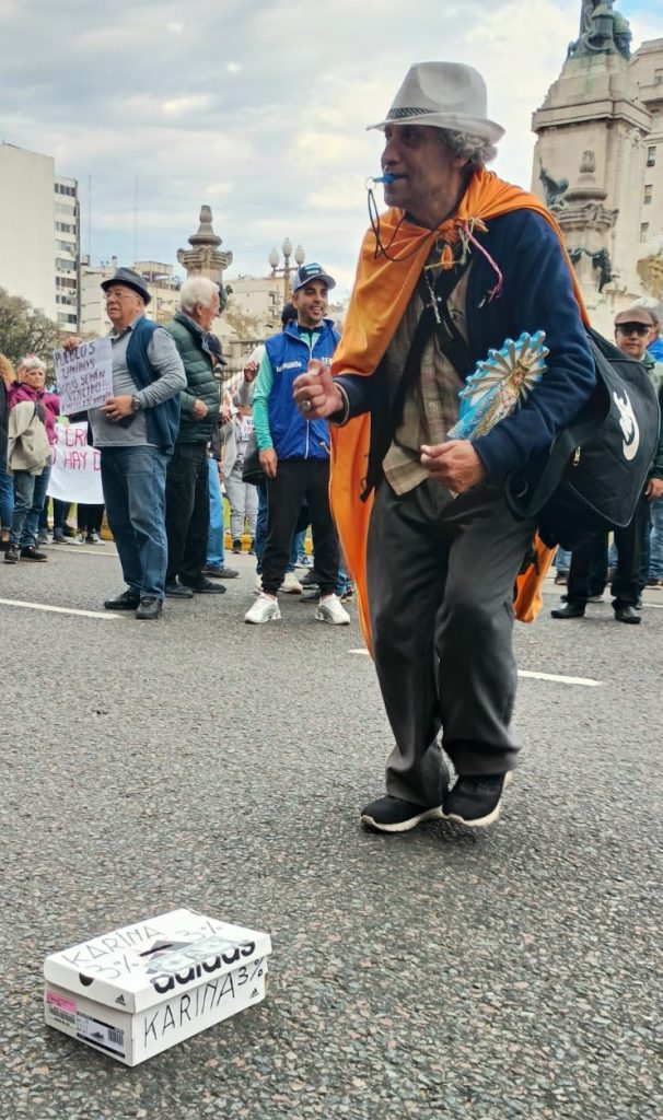 Marcha de jubilados: con la fuerza de Pablo
