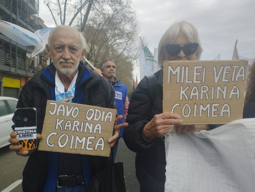 Marcha de jubilados: con la fuerza de Pablo