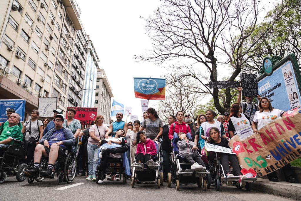 Marcha por la Emergencia en Discapacidad: “Sabemos no bajar los brazos”