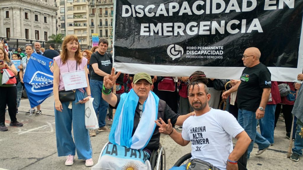Marcha por la Emergencia en Discapacidad: “Sabemos no bajar los brazos”
