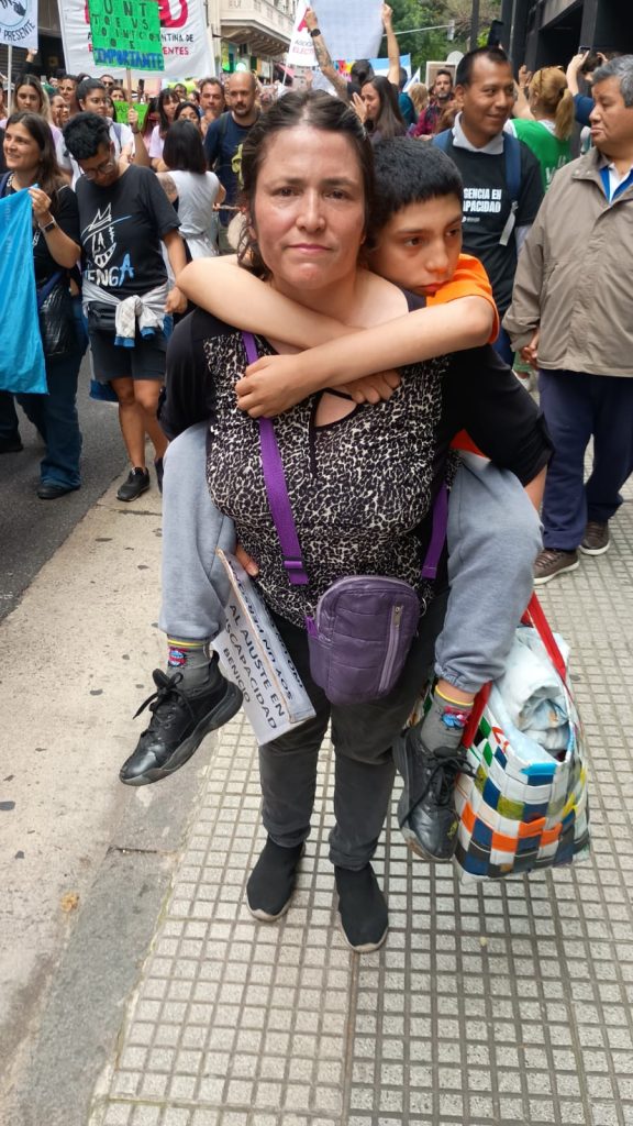 Marcha por la Emergencia en Discapacidad: “Sabemos no bajar los brazos”