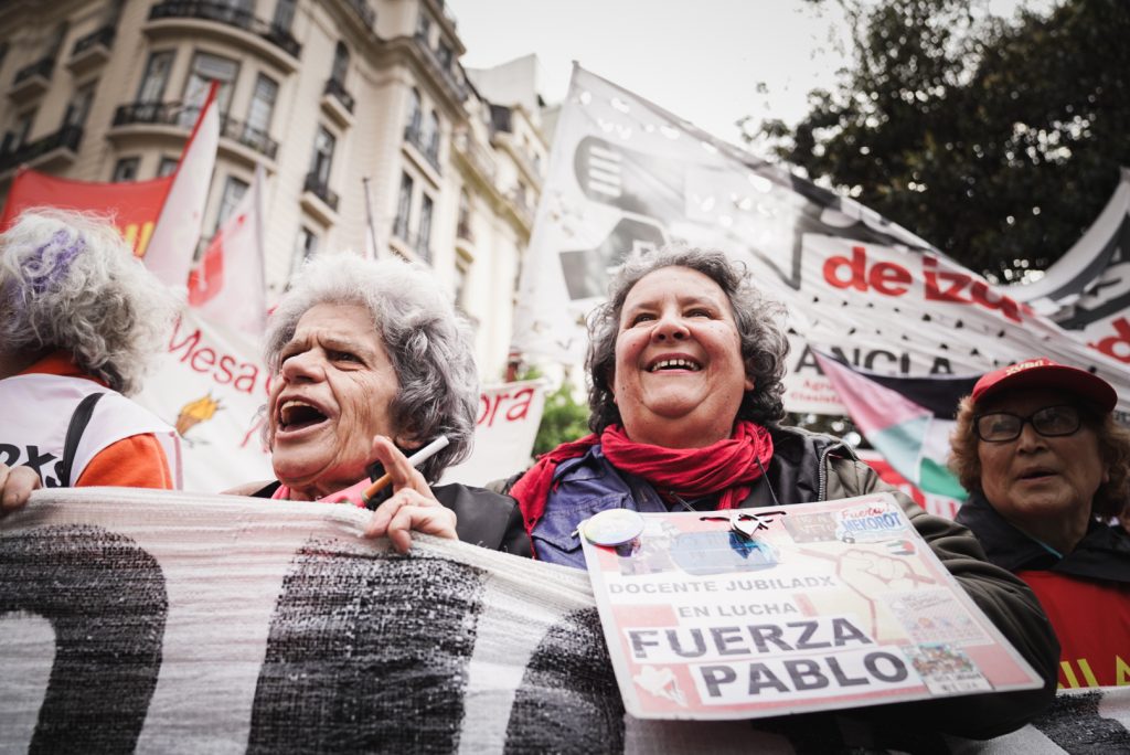 Marcha de jubilados: “Hay que creer en las calles”