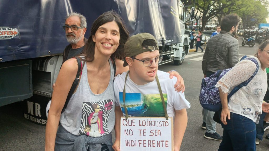Marcha por la Emergencia en Discapacidad: “Sabemos no bajar los brazos”