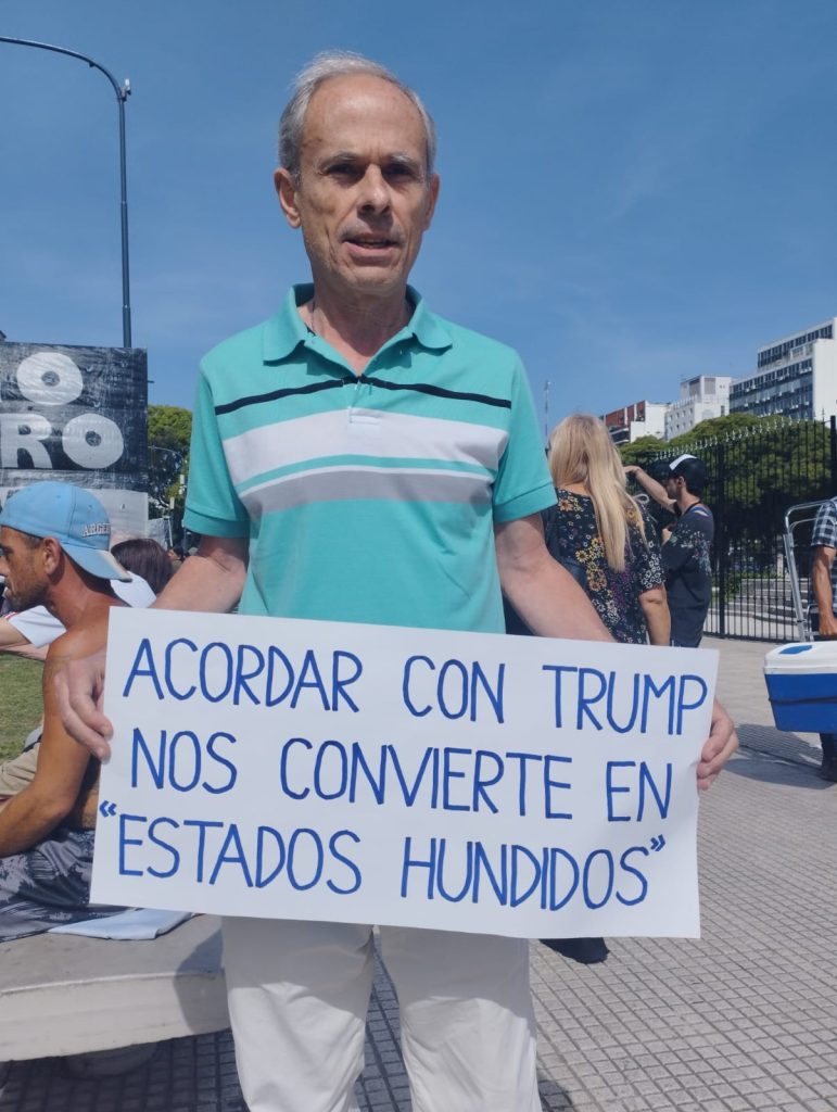 Marcha de jubilados más allá de Trump, Milei, el FMI y Bullrich