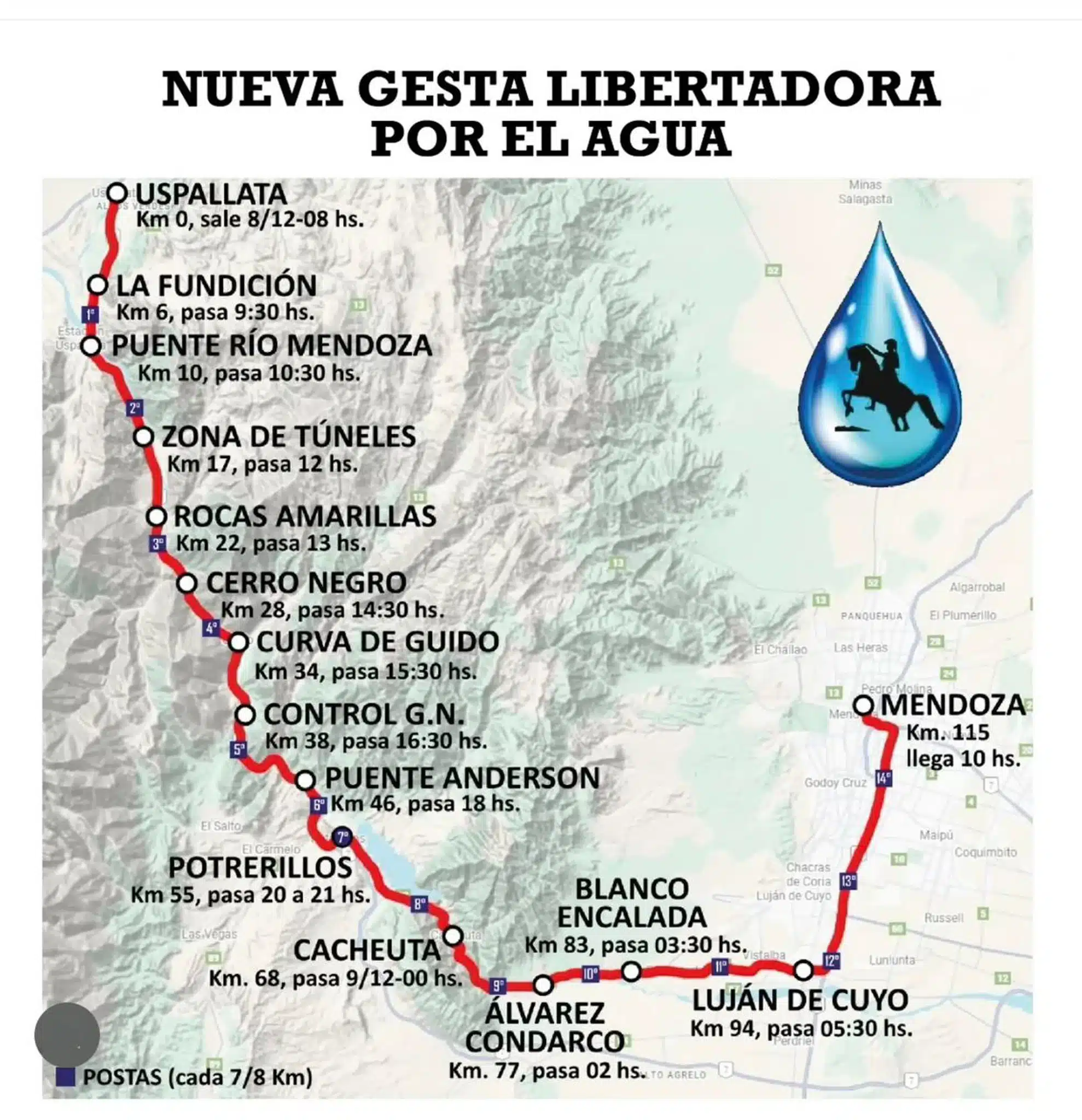 Mendoza en caravana hacia la capital provincial contra el proyecto minero San Jorge