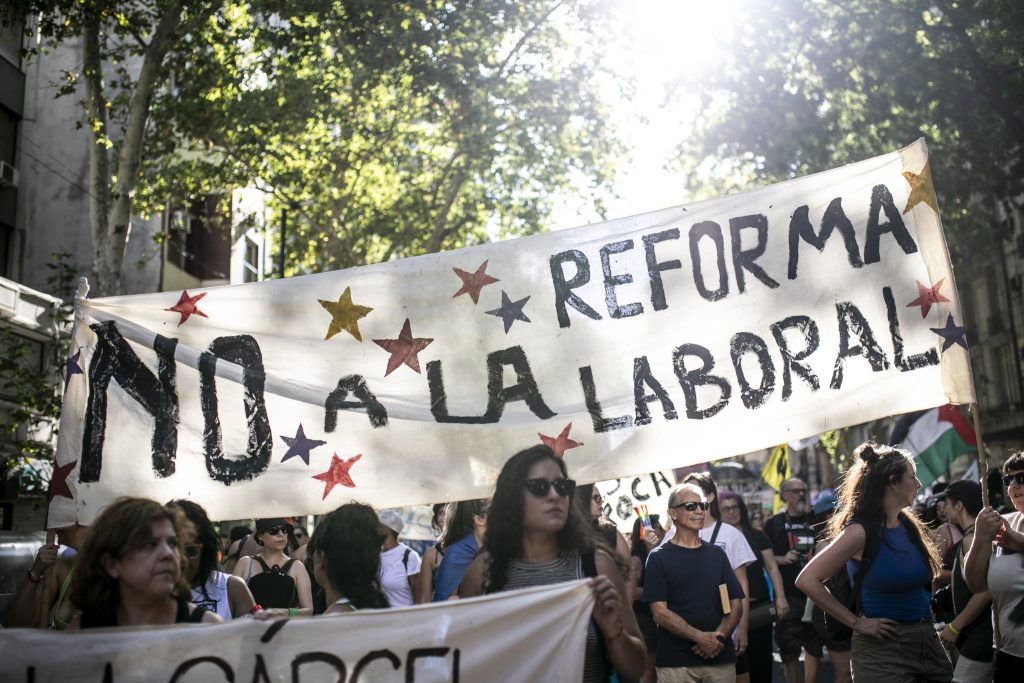 Marcha antifascista: el horizonte