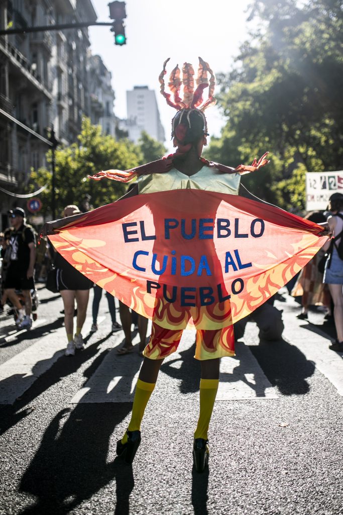 Marcha antifascista: el horizonte