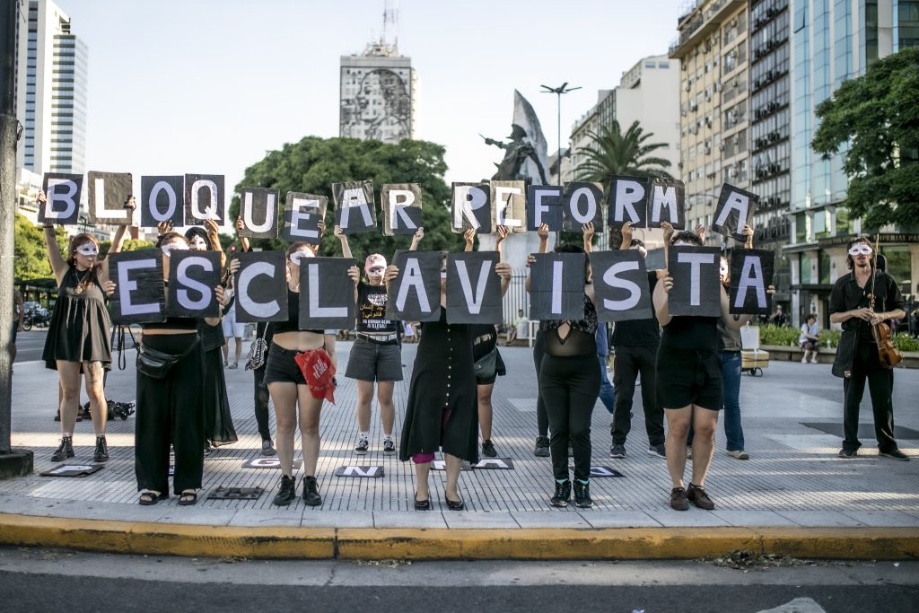 Marcha antifascista: el horizonte