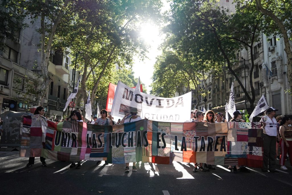 Marcha antifascista: el horizonte