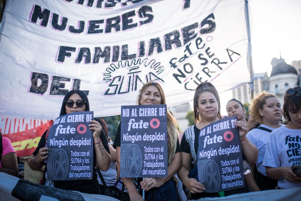 “Acá están las mujeres que enfrentan a Milei”