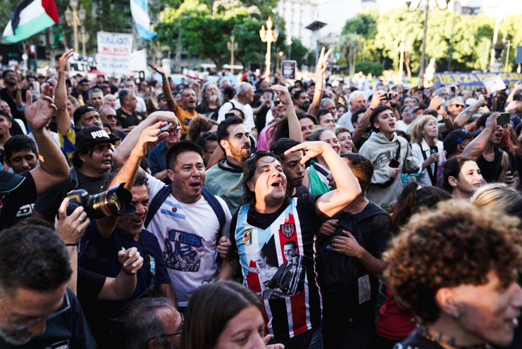 La plaza que celebró la vida