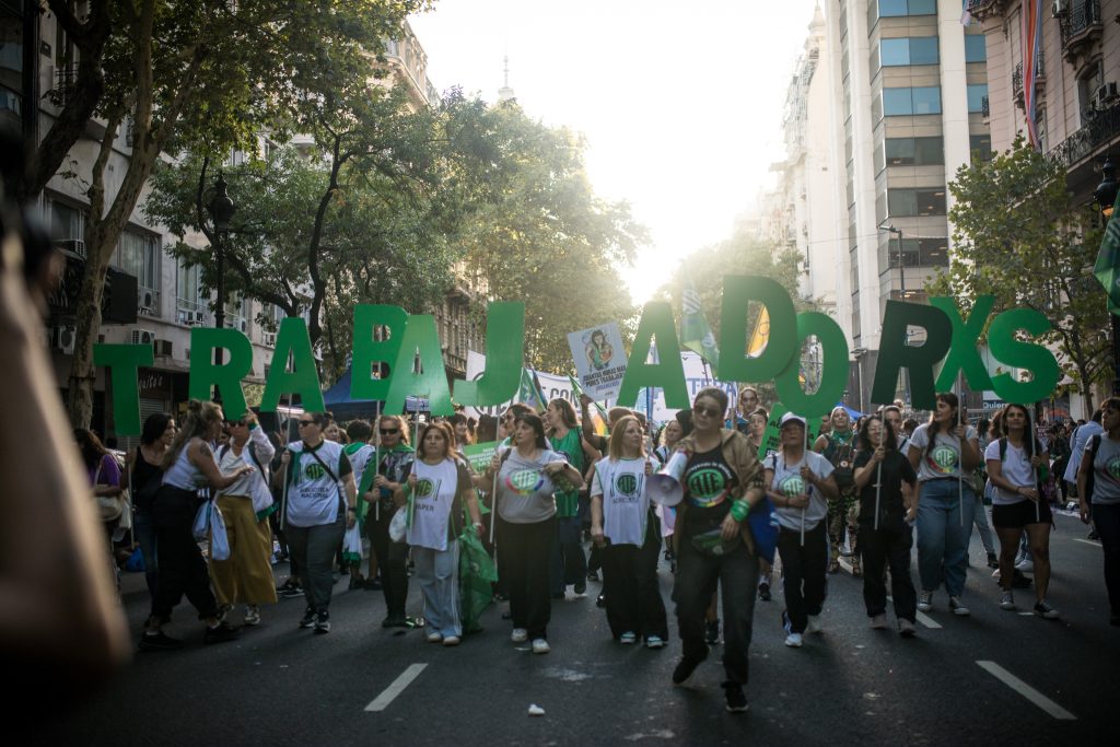 “Acá están las mujeres que enfrentan a Milei”