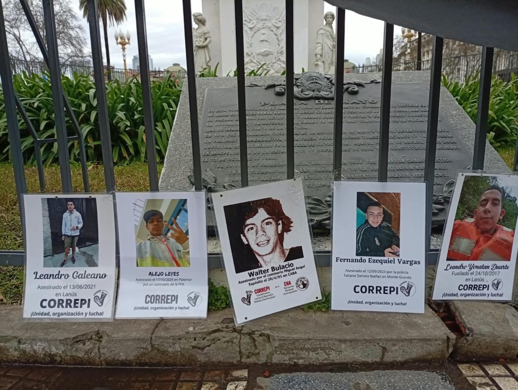 Hay 1.274 asesinados por el aparato represivo en el gobierno de Milei: 337 son casos de gatillo fácil