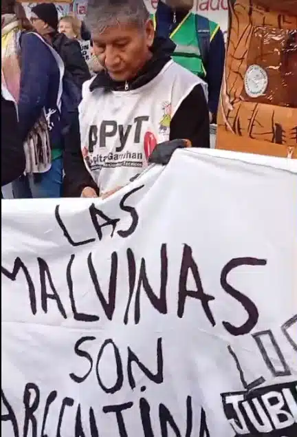 El mensaje de la marcha de jubilados: “Nos están matando”