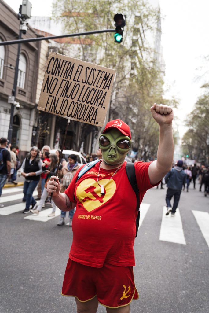 Imágenes de la bronca