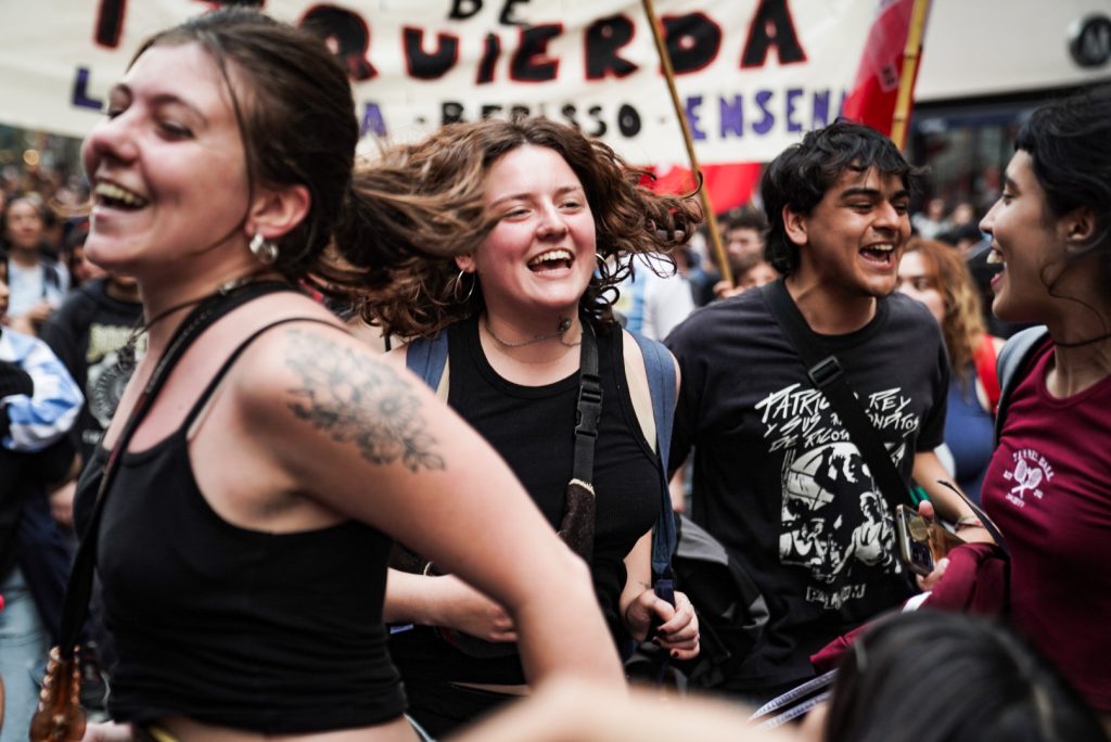 Imágenes de la bronca