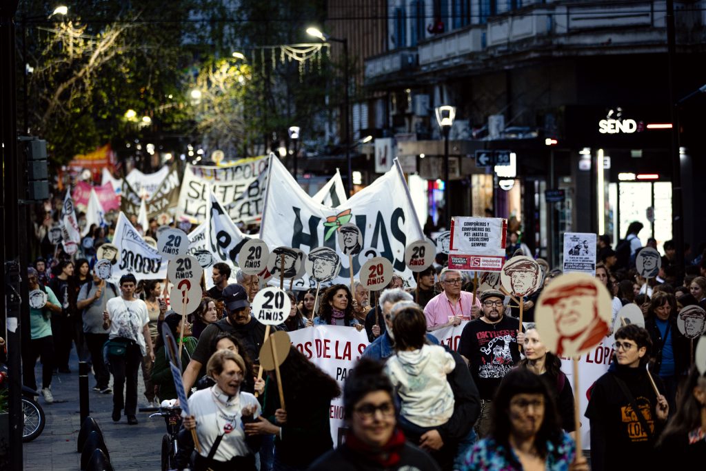 Marcha en La Plata por Julio López: el monumento a la impunidad